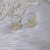 Pearl Hearth-Shaped Earrings Women 'S Heart Shaped Korean Online Influencer Eardrops Fairy Mori Style Super Fairy Sweet Sterling Silver Needle Earrings