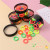 Candy Color Small Towel Ring Simple Elastic Hair String Seamless Practical Hairband for Tying up Hair Hair Accessories