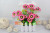 Wood Small Hanging Basket Chrysanthemum Artificial Flower Living Room Desktop Decorations New Fake Flower Valentine's Day Gift Wholesale