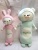 Cute Rabbit Bear Doll Long Strip Animal Throw Pillow Children's Gift Plush Toy
