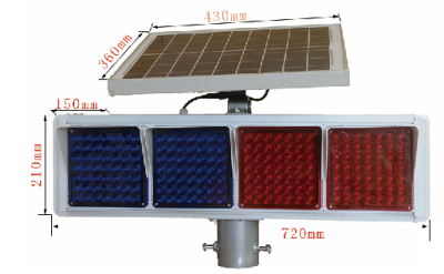 Factory Direct Sales Solar Strobe Light Warning Light