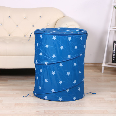 Hot Selling Custom Home Folding Storage Basket Wholesale Grid Breathable Fabric Craft Dirty Clothes Buggy Bag Large Quantity and Excellent Price