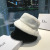 High-Profile Figure Winter Bucket Hat Furry Thickened Warm Hat Children Korean Bucket Hat fang Plush Cotton-Padded Cap