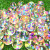 No. 32 Rubber Bouncy Ball Transparent Colorful Beads Ball Gashapon Machine Children's Toy Ball Floating Bouncing Ball