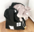 INS Popular Beam Storage Bag Black and White 100% Cotton Canvas Small House Toy Children's Room Decoration Storage Bag