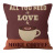 Gm221 American Coffee Moment Linen Pillow Cover Sofa Car Office Company Pillow Cushion Cover Customization