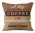 Gm221 American Coffee Moment Linen Pillow Cover Sofa Car Office Company Pillow Cushion Cover Customization