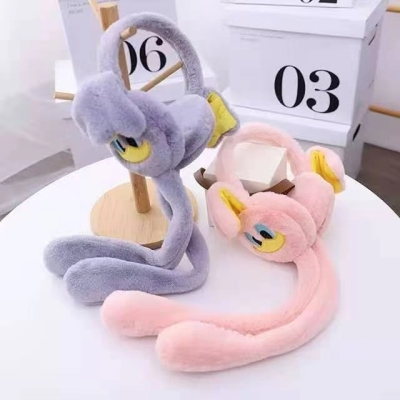 New Cartoon Airbag Rabbit Earmuffs New Arrival Hot Sale Need to Be Equipped with Lights