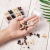 Factory Direct Sales Wooden Bead Set with Cross Dly Handmade Creative Production