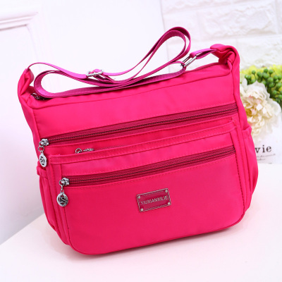 Bag Korean Style New Oxford Fashion Shoulder Nylon Cloth Bag Women's Bag Outdoor Leisure Waterproof Crossbody Bag Women's Bag