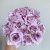 Bridal Bouquet 18 Heads Emulational Rose Flower Wedding Bouquet Raw Silk Carnation Peony Shooting Props Vase Flower 
