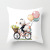 Gm242 Cartoon Panda Animal Series Pillow Cover Simple Home Sofa Car Bed Head Pillow Cushion Cover