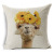 New Cute Small Animal Linen Pillow Cover Home Sofa Cushion Cushion Cover Factory Wholesale Customization
