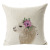 New Cute Small Animal Linen Pillow Cover Home Sofa Cushion Cushion Cover Factory Wholesale Customization