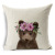 New Cute Small Animal Linen Pillow Cover Home Sofa Cushion Cushion Cover Factory Wholesale Customization