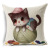 Animal Cushion Pillow Cover Wholesale Modern Cat Office Pillow Cover Customized Cartoon Unique Pillow Waist-Mprotected Sleeve