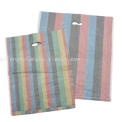 Color Stripes Woven Bag Thin Woven Bag Shopping Bag Africa Wholesale Woven Bag