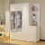 Simple Wardrobe Simple Modern Economical Resin Plastic Storage Wardrobe Combination Shoe Cabinet Simulation Wood Grain Wardrobe