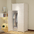 Simple Wardrobe Simple Modern Economical Resin Plastic Storage Wardrobe Combination Shoe Cabinet Simulation Wood Grain Wardrobe