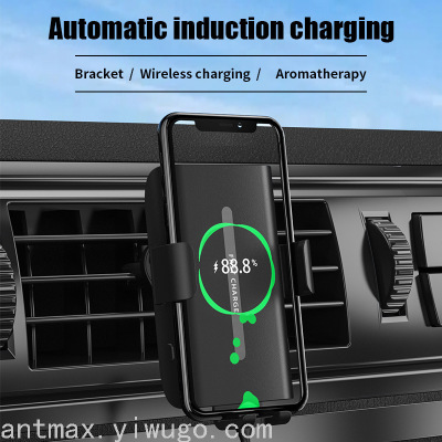 15W on-Board Bracket of Automatic Induction Wireless Charger Automobile Phone Holder High-Speed Fast Charging