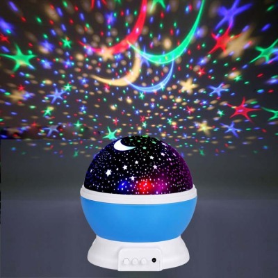 Atmosphere Manufacturing Lamp Starry Sky Projector USB Projection Lamp Colorful Rotating Children's Bedroom Starry Sky Small Night Lamp
