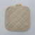 Microwave Insulation Pad Anti-Scald and Cotton and Linen Square Pad 2Pc Order Card Bag Mixed Color Square Pad