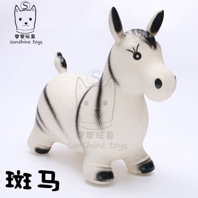 New Arrival Hot Sale Cartoon Jumping Horse Inflatable Animal Toys Environmentally Friendly and Tasteless Wholesale Factory Large Size Music Can Be Added