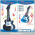 Drainage Hot Sale Internet Celebrity Can Play Simulation Small Guitar Toy with Flash Music Instrument Factory Direct Sales Can Be Sent on Behalf