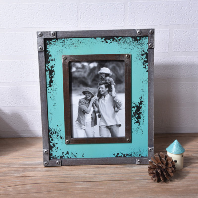 Factory Direct Sales Distressed Photo Frame 7-Inch 6-Inch More Sizes Creative Home Decoration Wholesale Photo Studio Picture Frame Wholesale