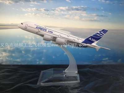 Aircraft Model (Airbus A380 Prototype) Alloy Aircraft Model Metal Aircraft Model