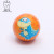 Manufacturer Cartoon 6.3cm Expression Children's Toy Ball Pu Ball Sponge Foaming Decompression Toy Ball Kindergarten Dinosaur