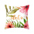 Korean Flowers Letters Printed Polyester Peach Skin Pillow Cover Amazon Cross-Border Sofa Home Cushion Throw Pillowcase