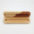 Factory Direct Wooden Single Wooden Pen Box Stationery Box Popular New Red Wooden Gift Box Customization