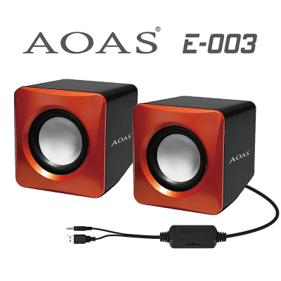 Factory Wholesale Weibo Aoas Series Computer Mini Speaker Computer Small Speaker Clear Sound Quality with Diaphragm