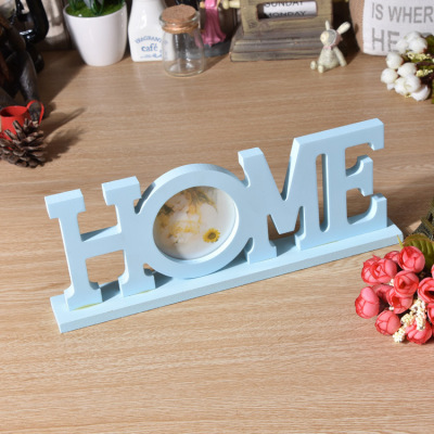 Spot Supply Wooden Letters Combined Photo Wall Home Decoration Conjoined Photo Frame Home Photo Frame Background Wall