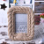 Wholesale Mediterranean Style Photo Frame 6-Inch 7-Inch Wall Decoration Desktop Decoration Creative Handmade Hemp Rope Picture Frame