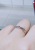 925 Silver Ring Simple Bracelet Geometric Wave Fashion Simple Niche Temperament Female Ring Personality Japanese Style