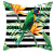 Cross-Border Hot Sale Tropical Plant Parrot Bird Pillow Cover Home Sofa Cushion Car Throw Pillowcase Wholesale Customization