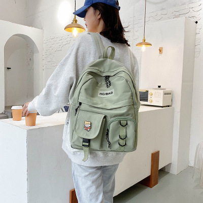 Hong Kong Style Schoolbag Women's Korean-Style High School Student Junior High School Student Large Capacity Fresh Mori Campus College Style Backpack