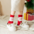 20 Coral Fleece Socks Women's Half Velvet Socks Christmas Stockings Korean Style Thick Warm Lovers' Socks Cute Cartoon 