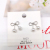 S925 Silver Korean Dongdaemun Minimalist Sweet Bow Pearl Earrings Cute Girl Student Heart Petite Earrings