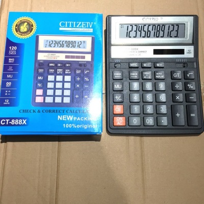 Factory Self-Selling Calculator CT-888x with Check Button Large Machine Black