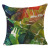 Exclusive for Cross-Border New Linen Tropical Flower Plant Flamingo Hibiscus Flower Pillow Cover Cushion Cover Amazon