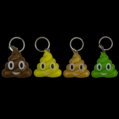 New Exotic Poop Electric Shock Toy April Fool's Day Poop Trick Keychain Cute Expression Trick Toys