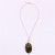 European and American Style Simple Retro Alec Resin Pendant Necklace Fashion Sweater Chain