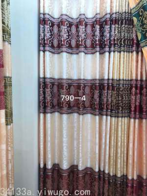 Factory Direct Sales African South American European Jacquard Curtain