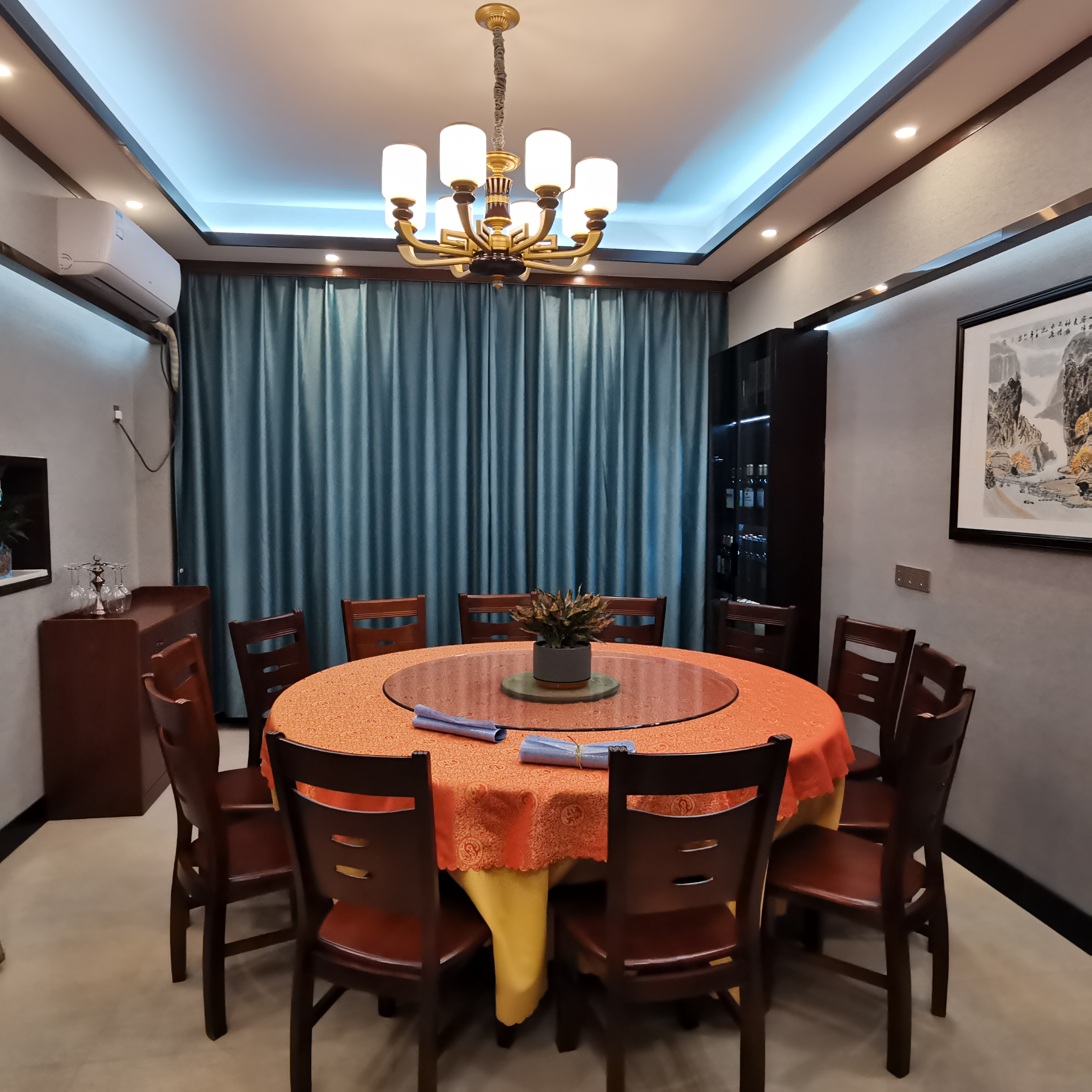 2024厂家直销五美绒窗帘布私人订制北欧新中式轻奢外贸成品