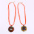 European and American Exaggerated Style Long Sweater Chain Acrylic-Based Resin Pendant Necklace Vintage Ethnic Style Bracelet Necklace Combination