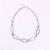 European and American Alloy Acrylic-Based Resin Sweater Chain Fashionable All-Match Necklace Ornament Short Clavicle Chain