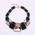 European and American Jewelry Exaggerated Style Geometric Acrylic Resin Gemstone Necklace Irregular Alloy Necklace